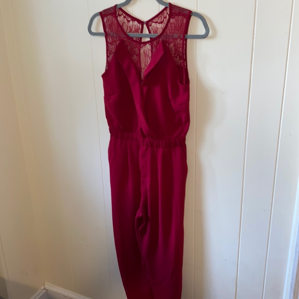 Adorable Red Jumpsuit